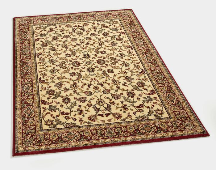 Vloerkleedjes en tapijten met bijzonder hoge pooldichtheid BEIGE MET PATROON