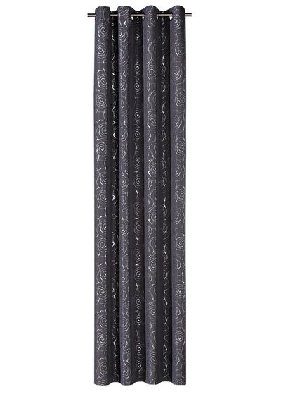 Gordijn met een mooi rozendessin 