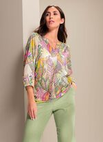 Tuniek met elastische randen 