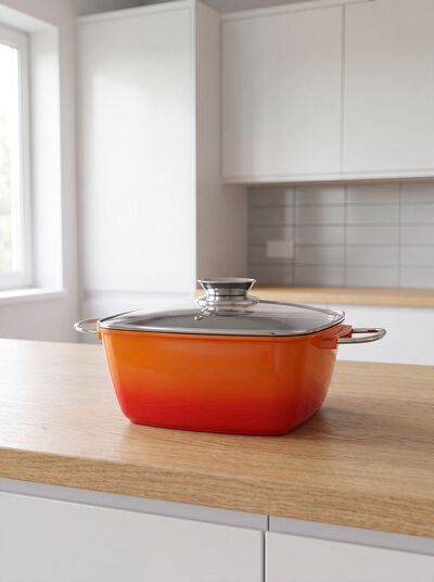 Extra hoge braadpan van gegoten aluminium van King met antiaanbaklaag 