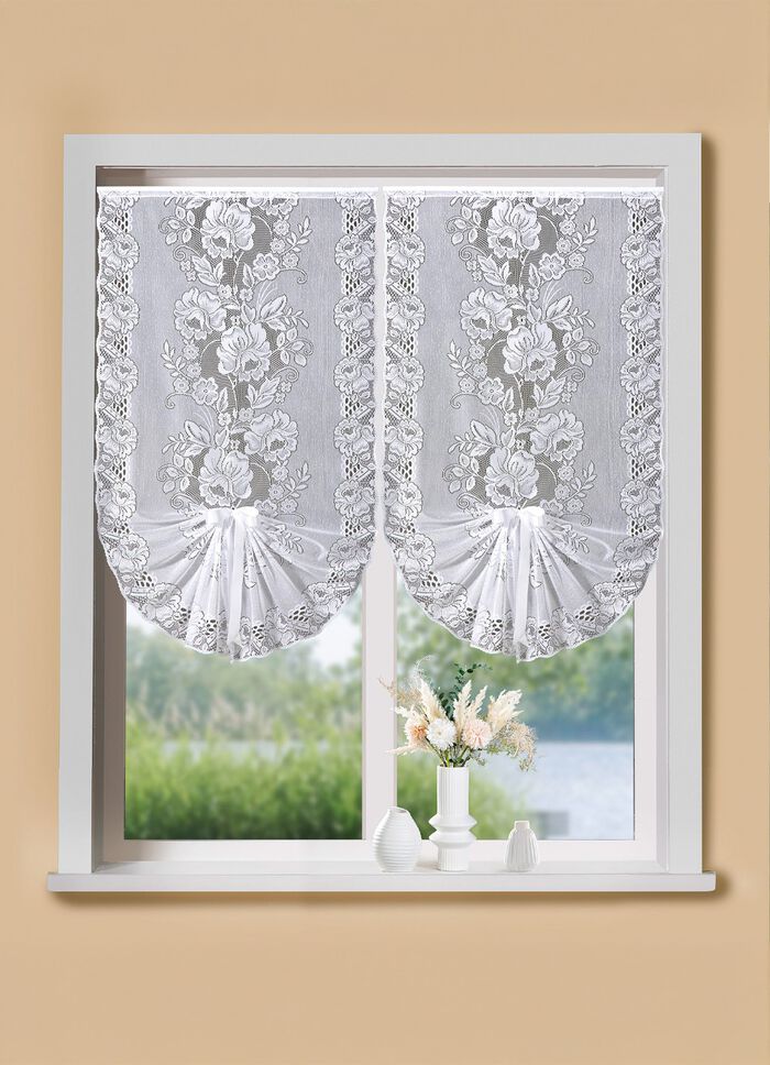 Zwaluwstaart met stangdoorvoer WIT