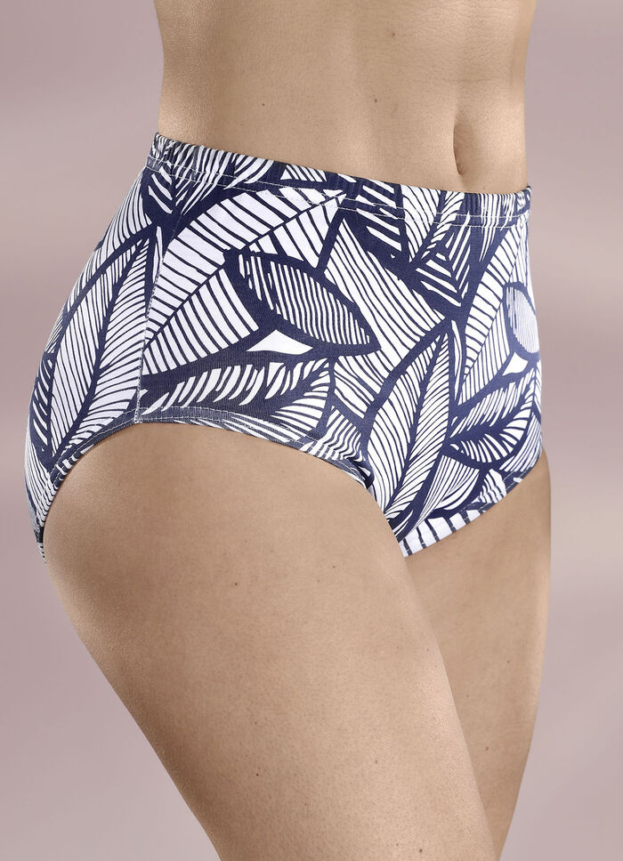 Set van vijf slips met een gedrukt ontwerp 