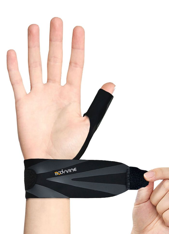 Duim- en polssteun met ge&iuml;ntegreerde tapes 