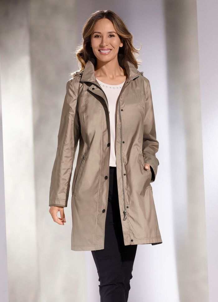 Korte jas in 2 kleuren KAMEEL