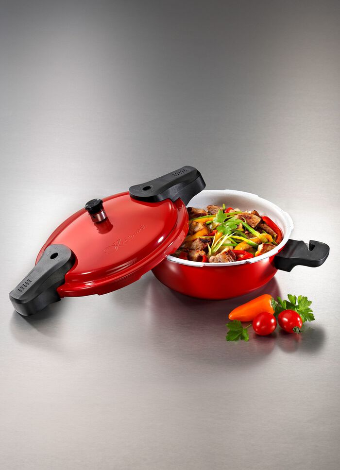 Snelkookpan met hoogwaardige keramiekcoating 