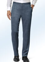 Broek "Klaus Models" in 3 kleuren BLAUW GEMÊLEERD