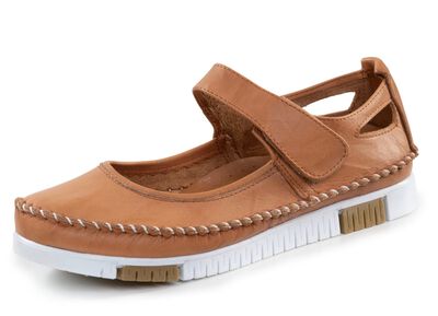 Gemini mocassinpantoffels met subtiele kreukstructuur 