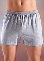 Set van vijf boxershorts van biologisch katoen met elastische tailleband, effen en gem&ecirc;leerd 