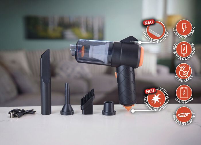2-in-1 mini draadloze handstofzuiger "STARLYF CLEAN ALL VAC" 