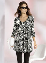Schattig lang shirt met 3/4-mouwen 