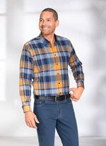 Geruit overhemd met button-downkraag 