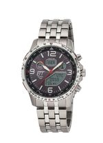 Radiogestuurd herenhorloge op zonne-energie 