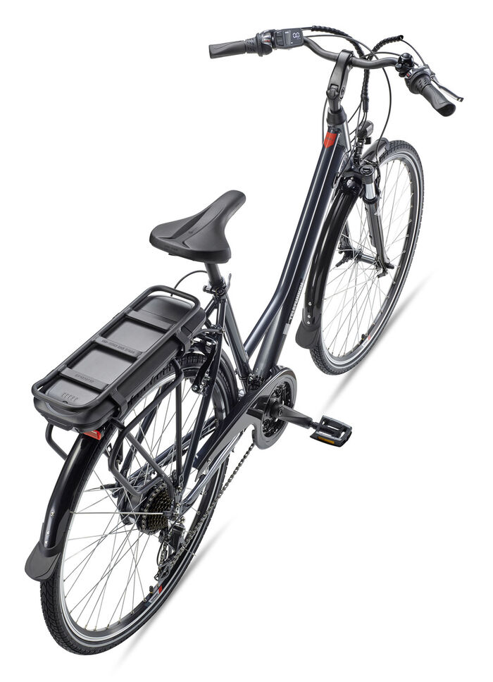 Telefunken XT485 elektrische trekkingfiets ANTHRAZIT