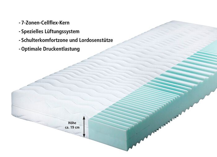 7-zones-cellflexkern-matras van Murmelland 