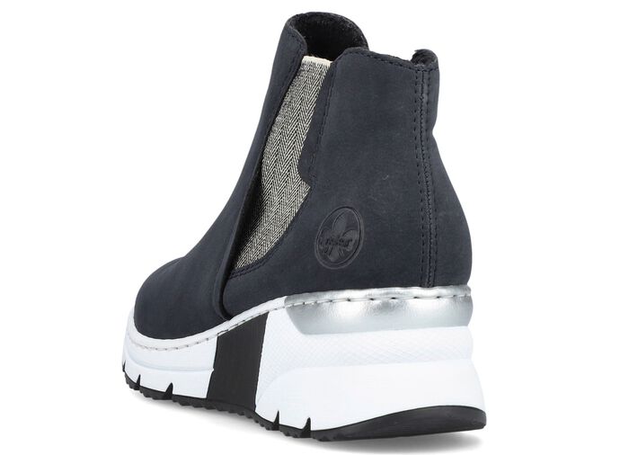 Rieker, modieuze dameslaarzen, breedte G, met rits 