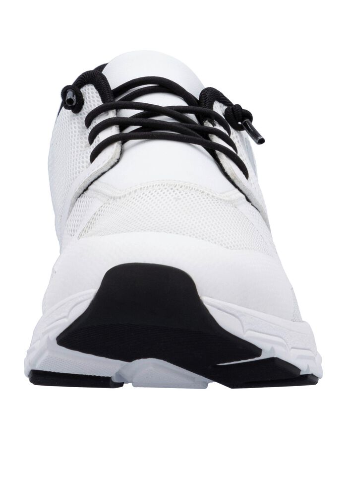 Rieker sneaker gemaakt van gedeeltelijk gecoat mesh-materiaal 