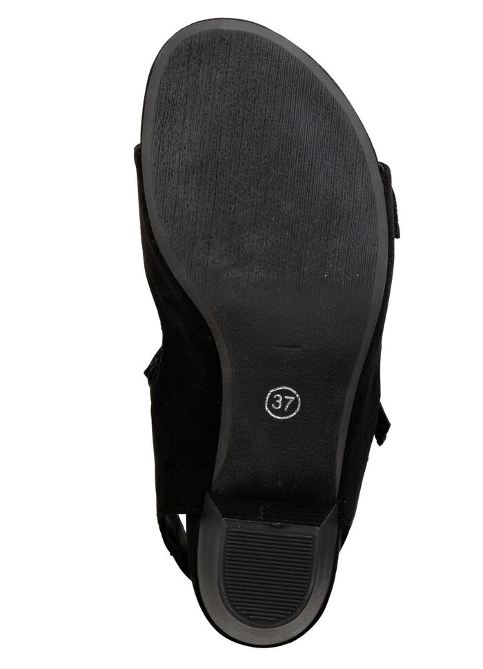 Andrea Conti, modieuze damessandalen, breedte G, met klittenbandsluiting 