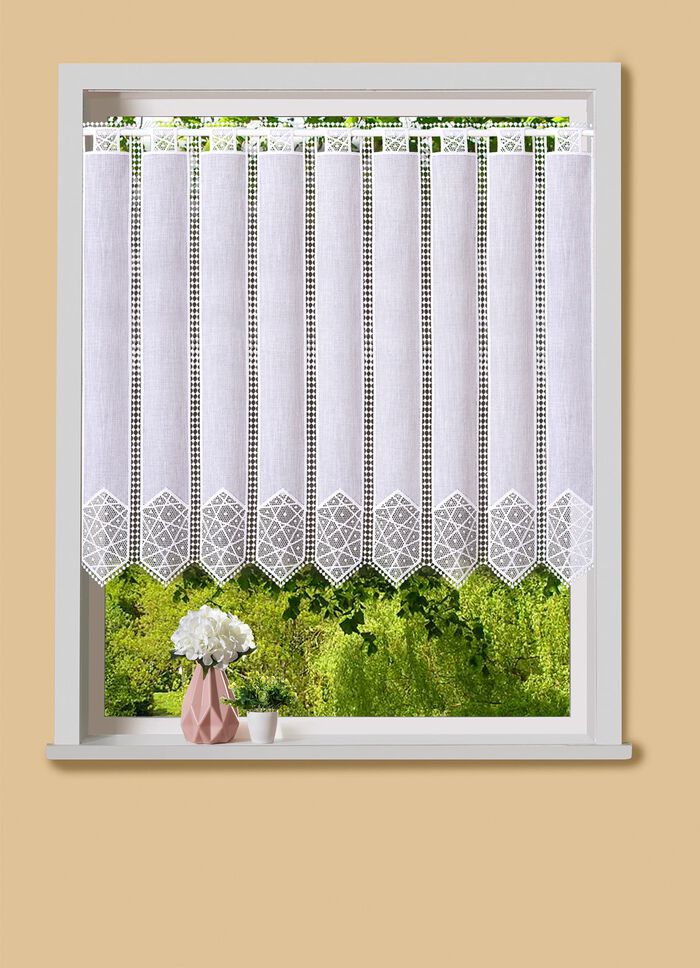 Korte jaloezie&euml;n met roedeopening 