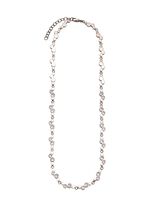 Titanium ketting met synthetische zirkonia 