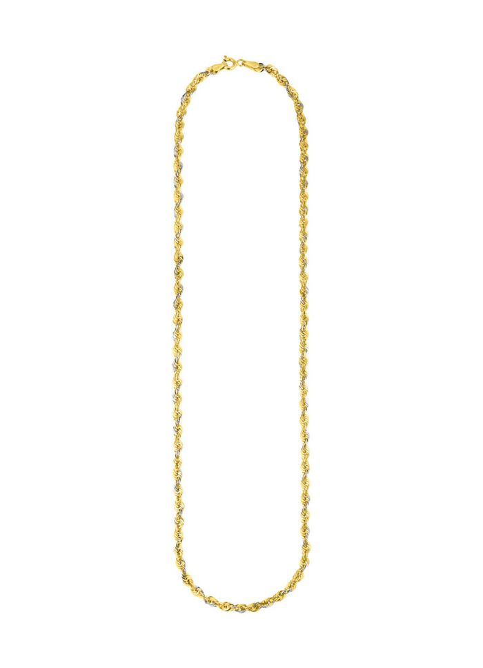 Stijlvolle koordkettingset van 585/- fijn goud 