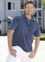 Poloshirt in 4 kleuren JEANSBLAUW