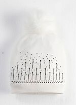 Stijlvolle dameshoed met glittersteentjes 