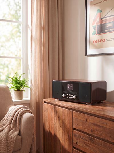 Stereo-installatie 'HRA19INT', met internetradio, van Reflexion 