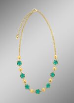 Sieradenset, 3-delig, met bloemmotief 