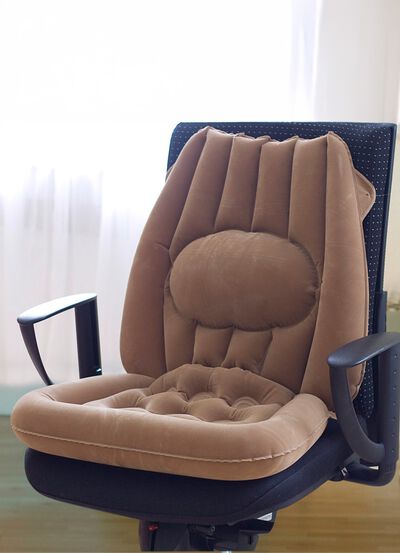 Opblaasbaar zitkussen 