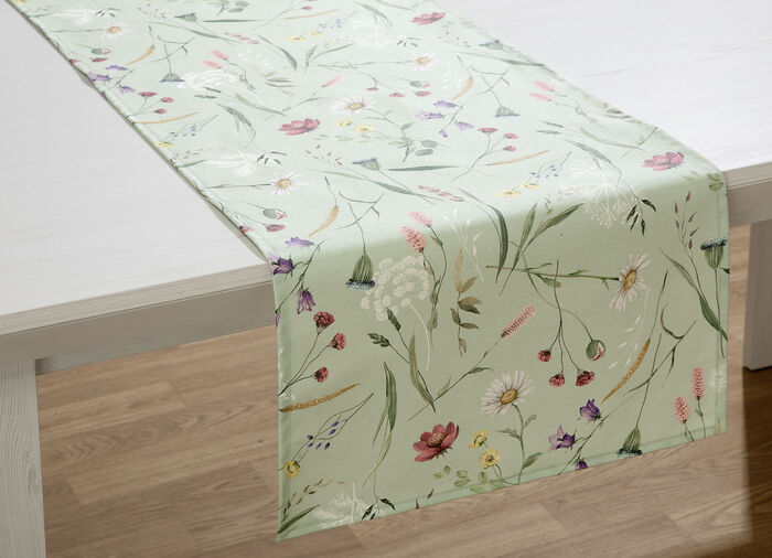 Tafel- en kamerdecoratie met vlekwerende afwerking PISTAZIE