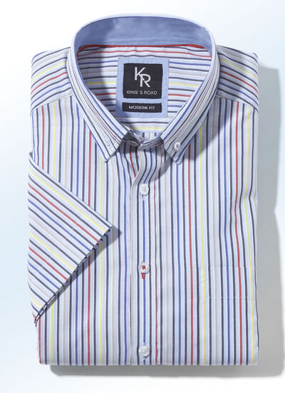 "King's Road" shirt in 4 kleuren 