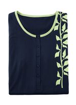 Twee-pack korte nachthemden met knoopsluiting 