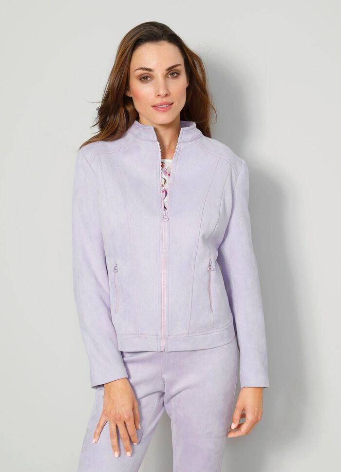 Blazer met een zachte feel 