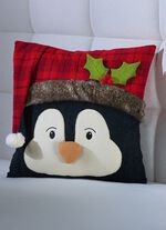 Kussensloop "Kerstpingu&iuml;n" 