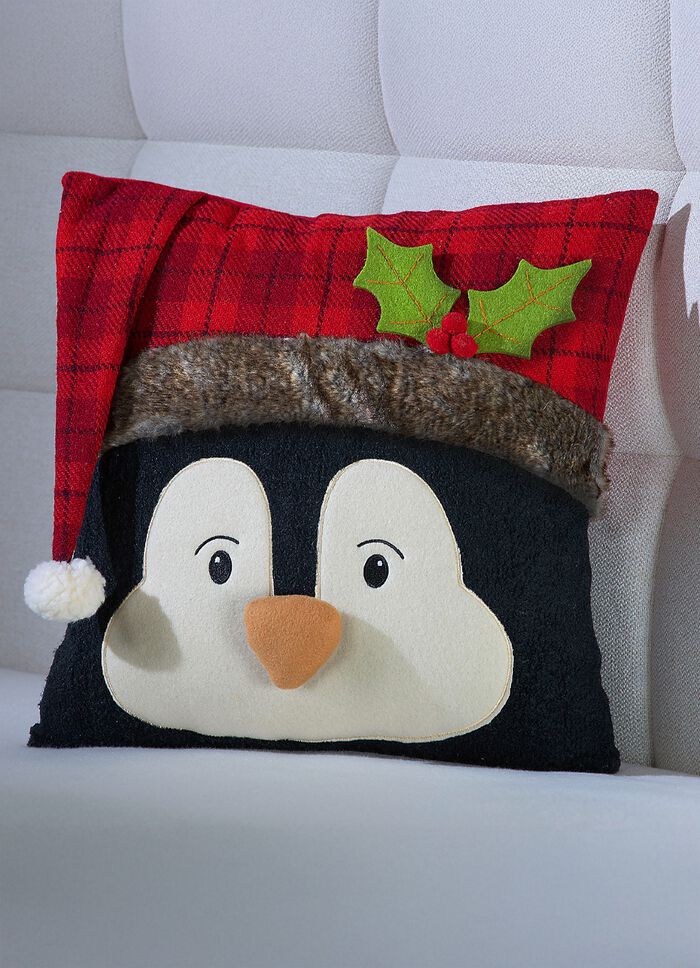 Kussensloop "Kerstpingu&iuml;n" 