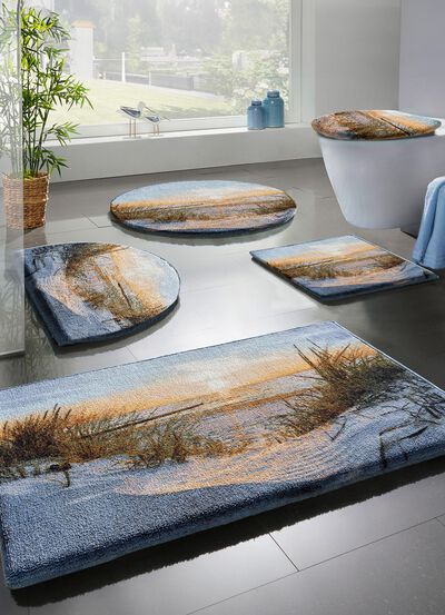 Badkamerset met antislip-onderkant, van Grund 