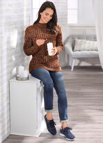 Trui in een luxueus gem&ecirc;leerde look TERRA-MULTICOLOR