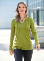 Shirt met bies aan de voorkant 