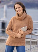 Trui met subtiele glittereffecten 