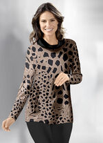 Shirt met casual coltrui 