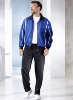 Vrijetijdspak met decoratieve biezen 