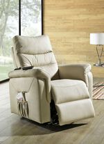 Relaxfauteuil met opstahulp BEIGE