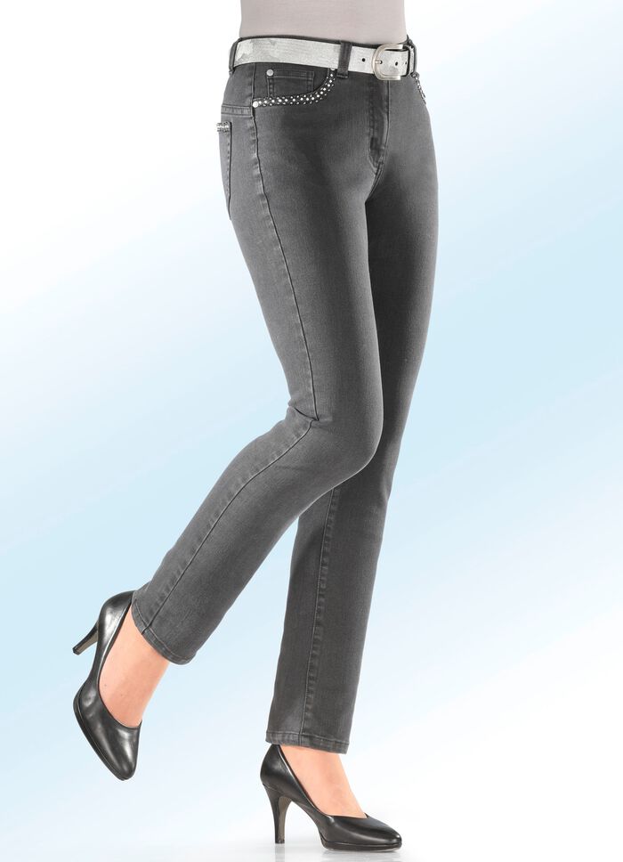 Comfortabele jeans met 5 zakken 