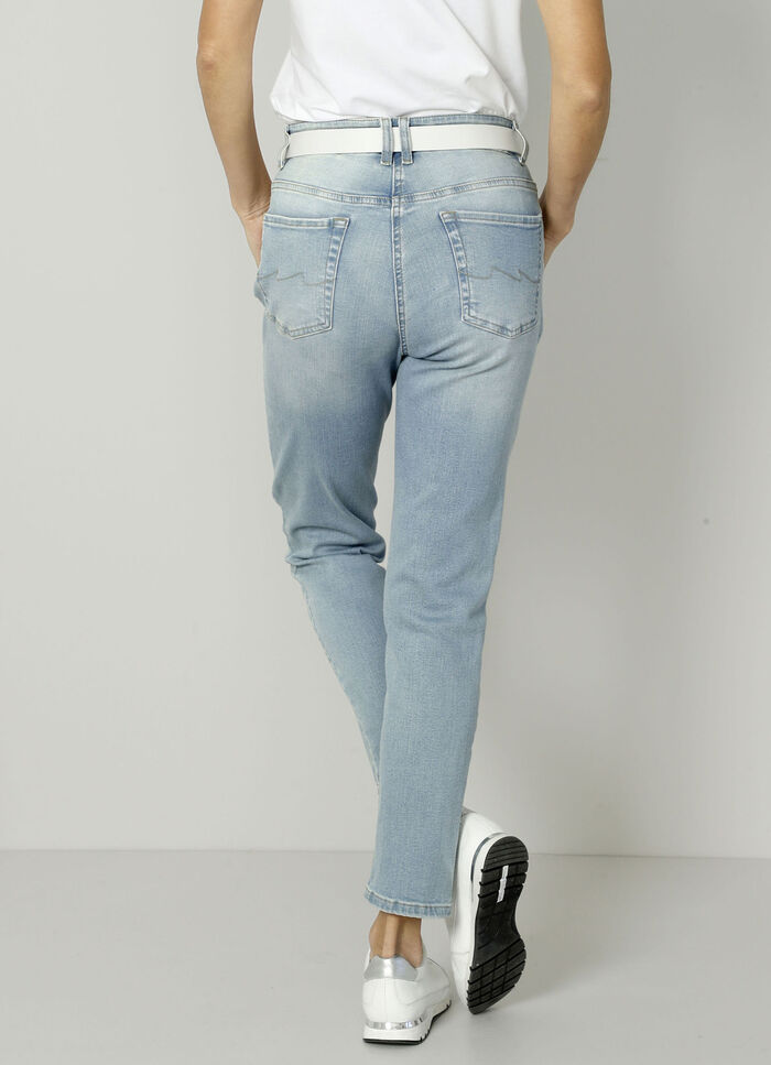 7/8-jeans LICHTBLAUW