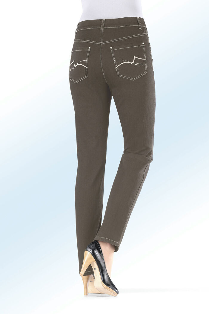 POWER-STRETCH JEANS TAUPE
