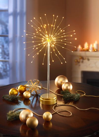 LED kroonluchter in paardenbloemvorm 