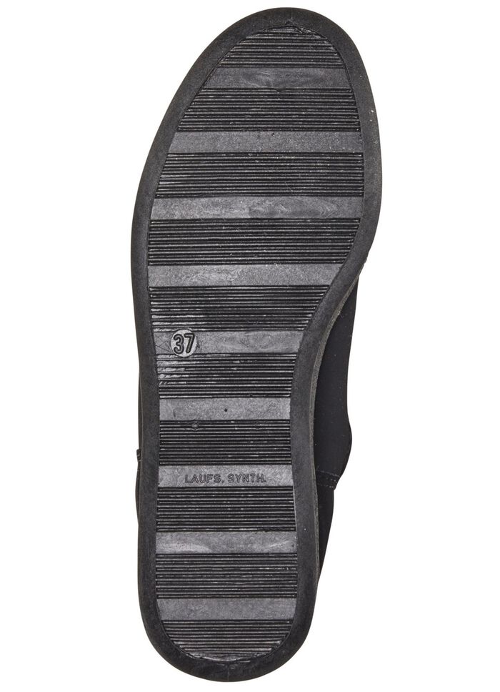 Enkellaarsjes van zacht, gewatteerd nubuckmateriaal BORDEAUX