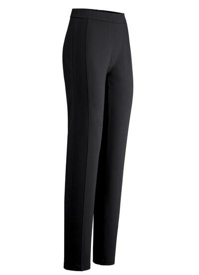 Broek met flatterende naad 