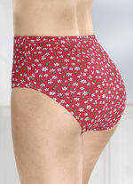 Set van vier slipjes met bloemenprint 