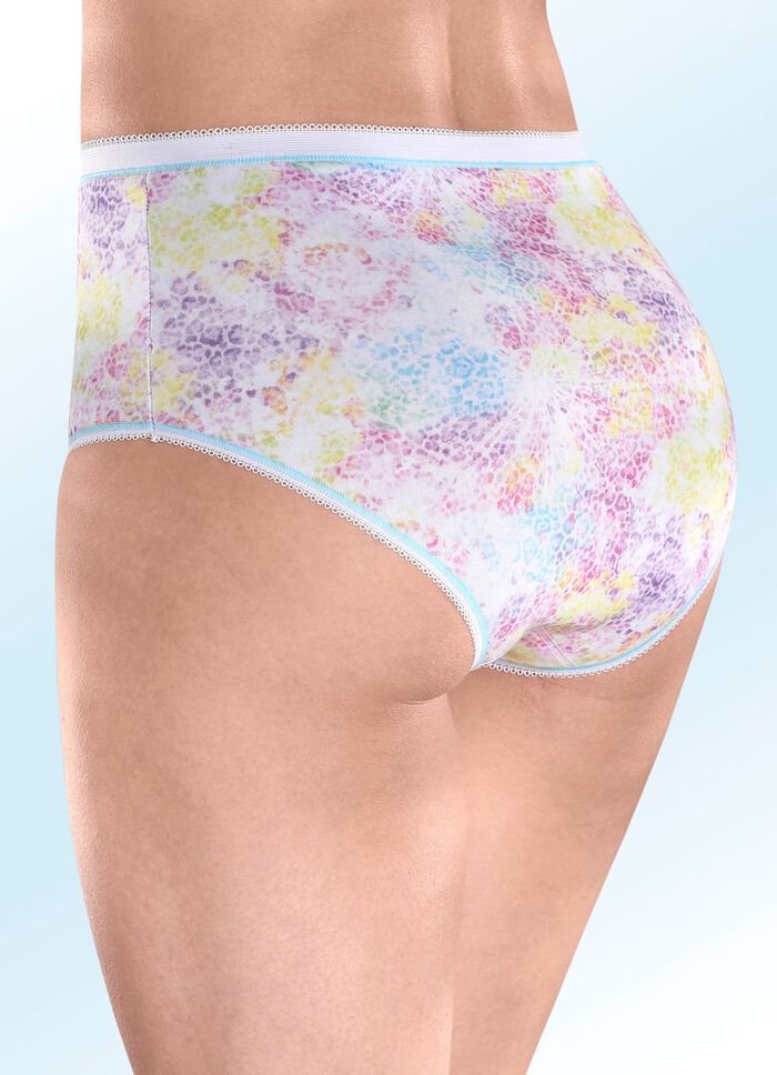 Pak van drie slips met elastische boorden 